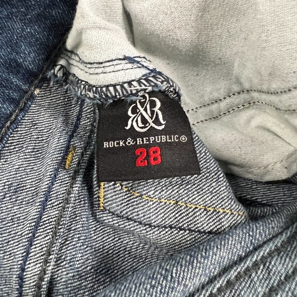 Rock & Republic Stella Straight Leg Jeans Sz 28 - Picture 6 of 7